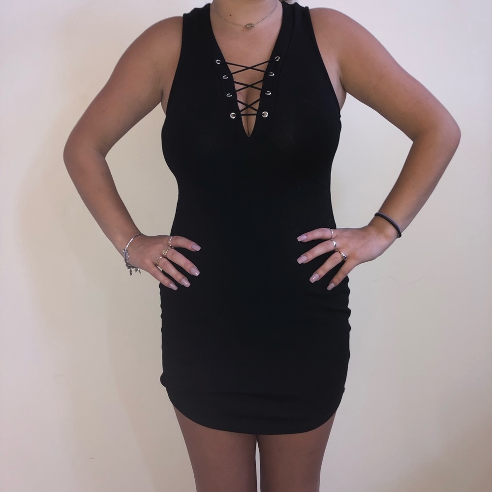 Black Body-Con Dress - S - Charlotte Russe